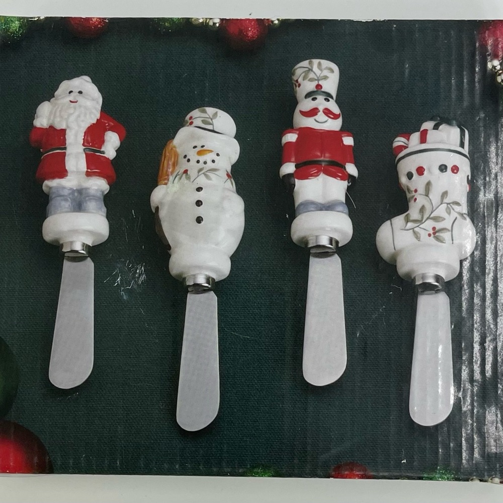 Pfaltzgraff “Winterberry”‎ Butter or Cheese Spreader 4 Piece Set 5112510 New NIP - Picture 8 of 11